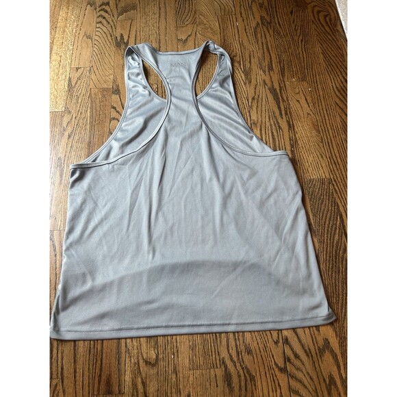 Boohoo Man Active Racer Men's Gray Tank Top 100% Polyester Size L - Picture 4 of 7